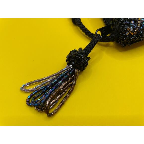 Vintage Walborg Beaded Bag With Beaded Tassel Pre-owned - Picture 6 of 7